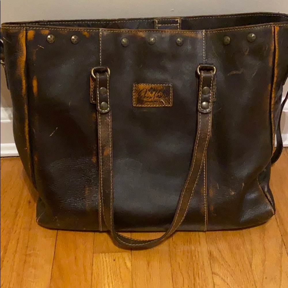 Patricia Nash distressed leather tote